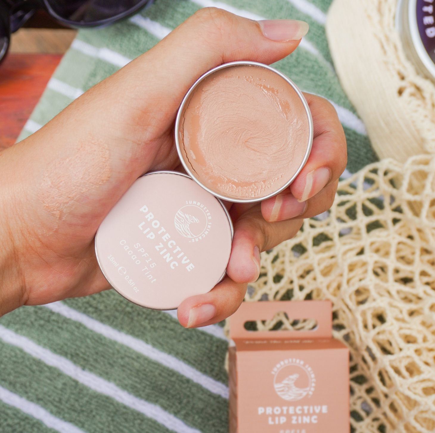 Lip Zinc SPF15 - Cacao Tint - SunButter